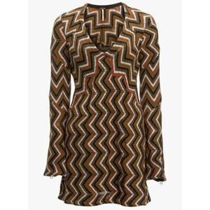 Free People Rhiannon Chevron Sweater Dress - M